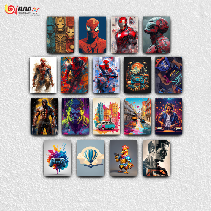 Wall Board Wall Canvas Aesthetic Wall board Marvel Lovers