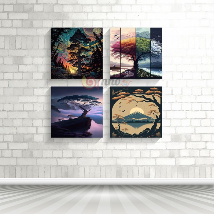 Wall Board Wall Canvas Aesthetic Wall board Abstract Tree