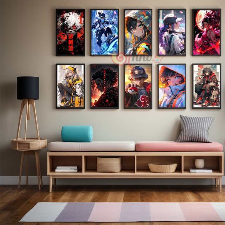 Anime Characters Wall Board