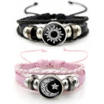 Trendy Couple Sun Moon Bracelet