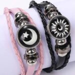 Trendy Couple Sun Moon Bracelet