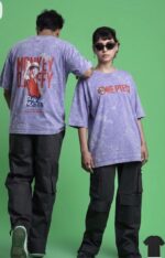 ACID WASH DROP SHOULDER T-SHIRT