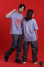 ACID WASH DROP SHOULDER T-SHIRT