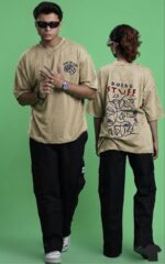 ACID WASH DROP SHOULDER T-SHIRT