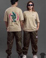 ACID WASH DROP SHOULDER T-SHIRT