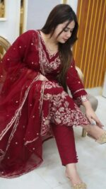 Embroidery Three Piece