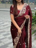 Indian Fendi Silk Saree Collection