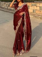 Indian Fendi Silk Saree Collection